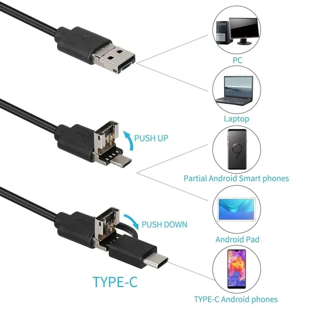 8mm 1080P HD Industrial Endoscope