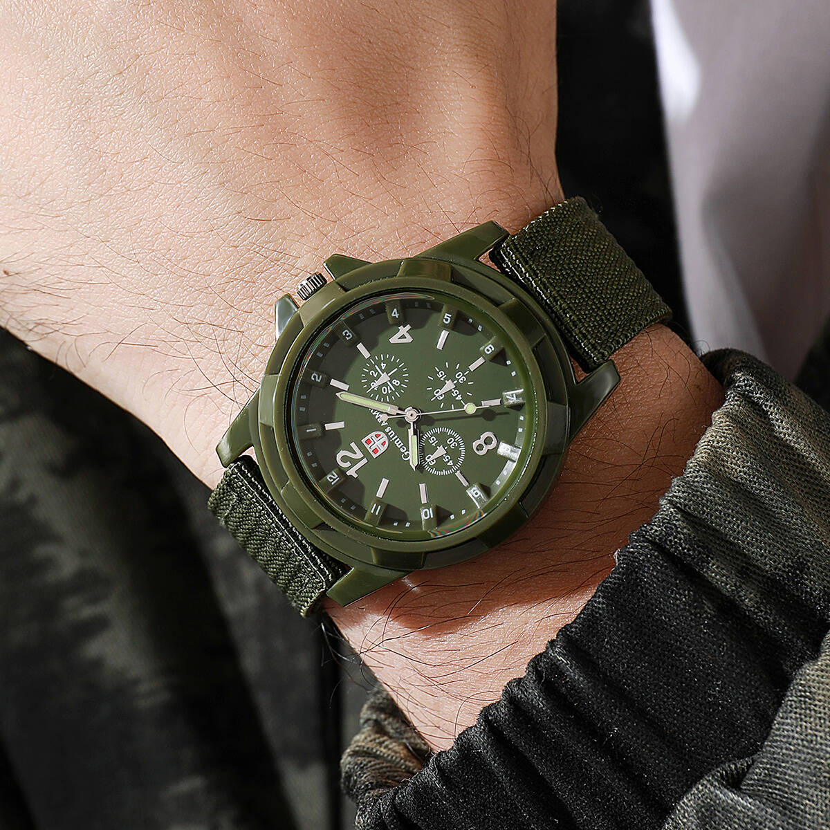Men Military Sports Quartz Watch Casual Nylon Band, Durable Waterproof, Relogio Masculino for Active Lifestyles