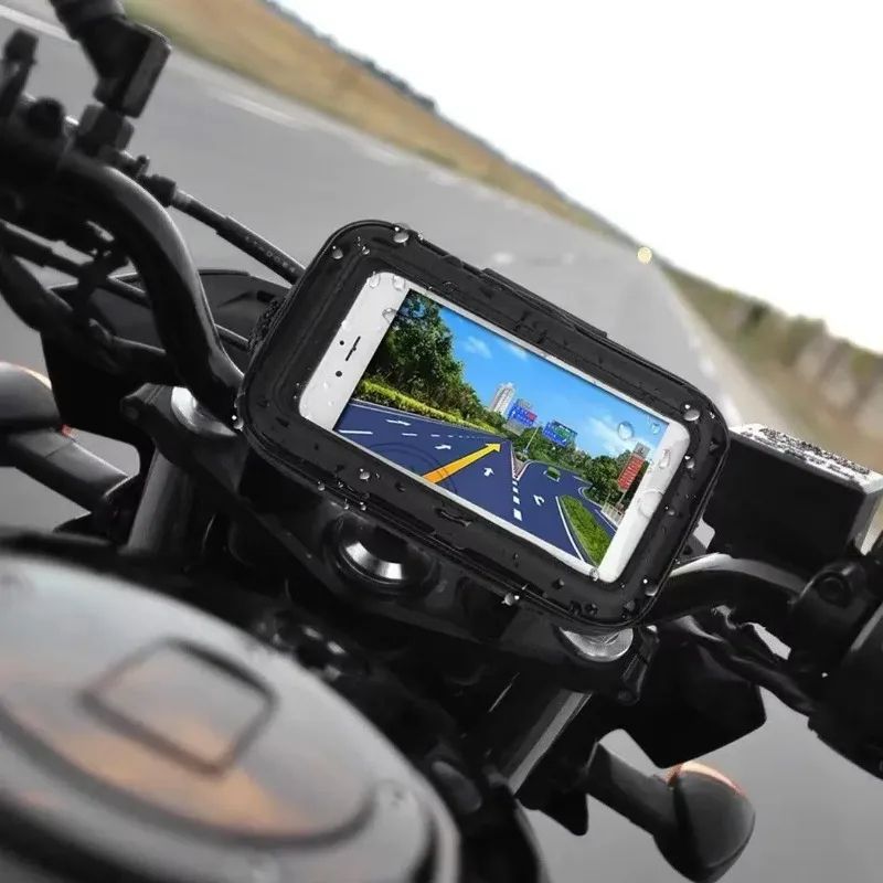 Waterproof Bike Phone Holder Handlebar Mount Case