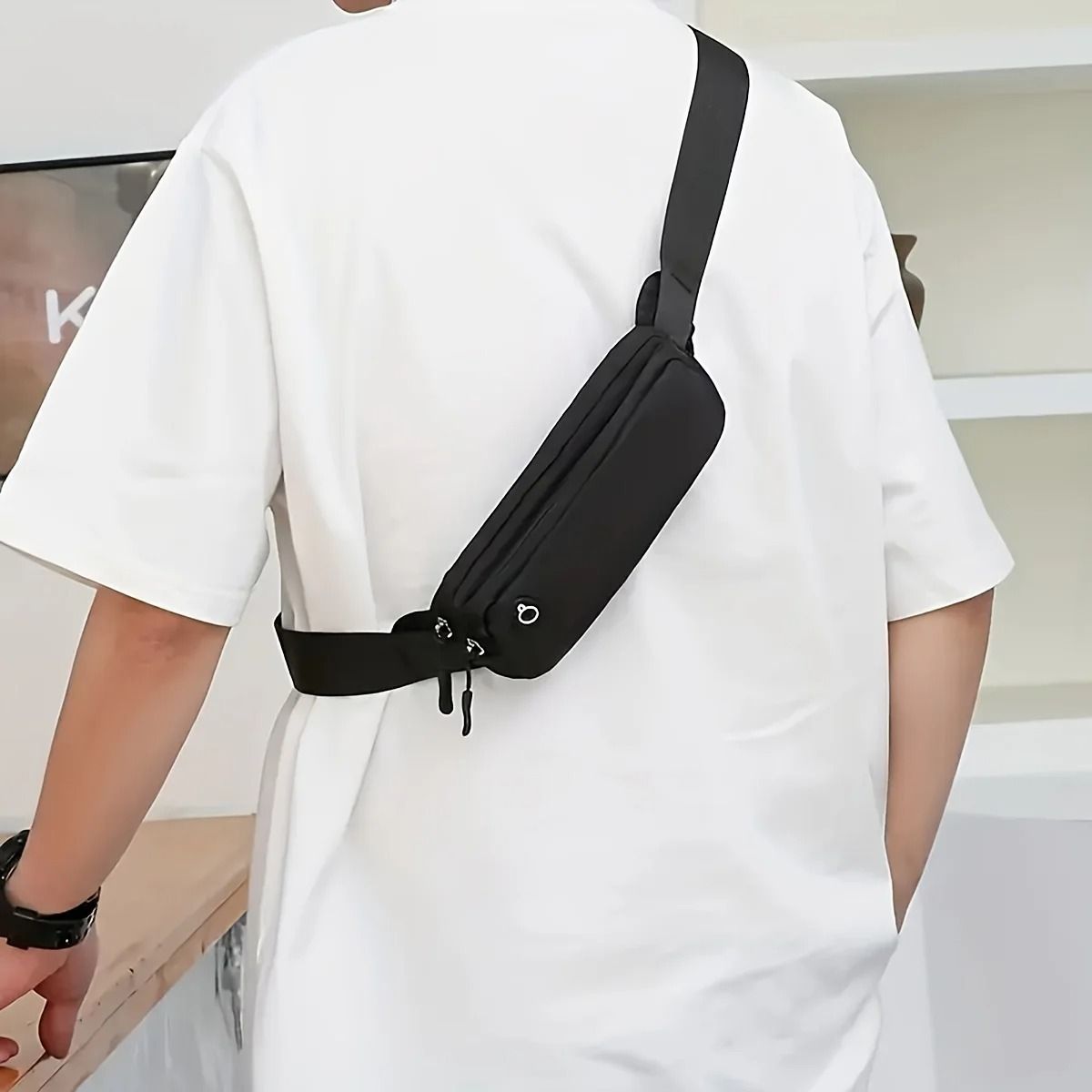 Ultra-Thin Waterproof Nylon Crossbody Sports Bag