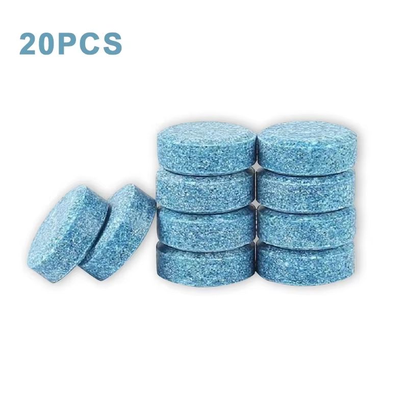 Effervescent Windshield Washer Fluid Tablets – Concentrated Car & Glass Cleaning Tablets