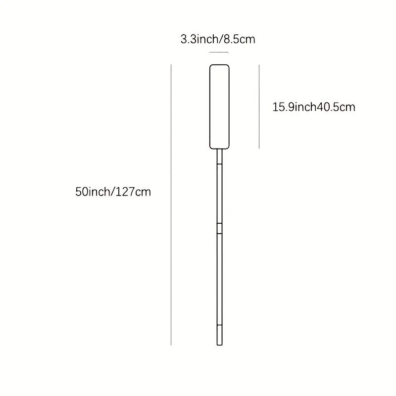 Telescopic Microfiber Duster Long Handle Gap Cleaning Brush