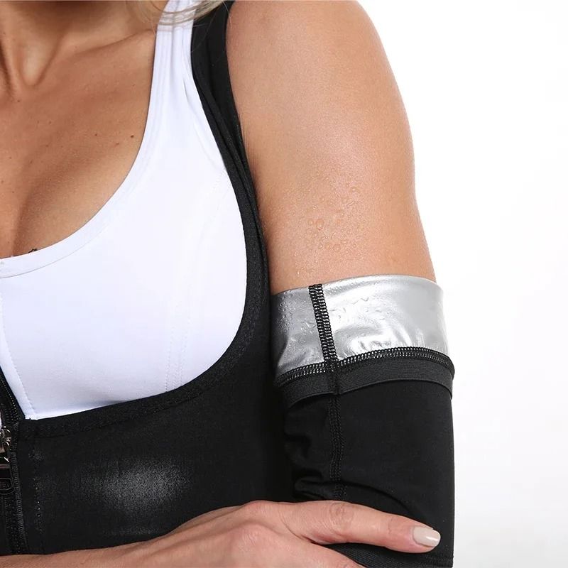 Arm Trimmer Wraps Sauna Slimming Sleeves Fat Burning Sports Armbands