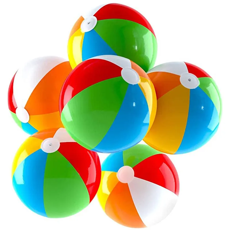 Summer Inflatable Beach Ball for Kids Outdoor Pool and Water Play Fun