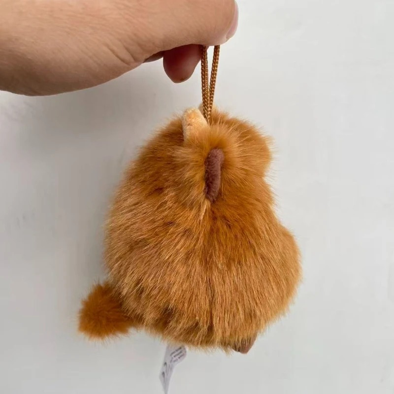 Highland Cow Plush Keychain Super Soft Bull Stuffed Animal Pendant for Car, Bags, and Birthday Gifts