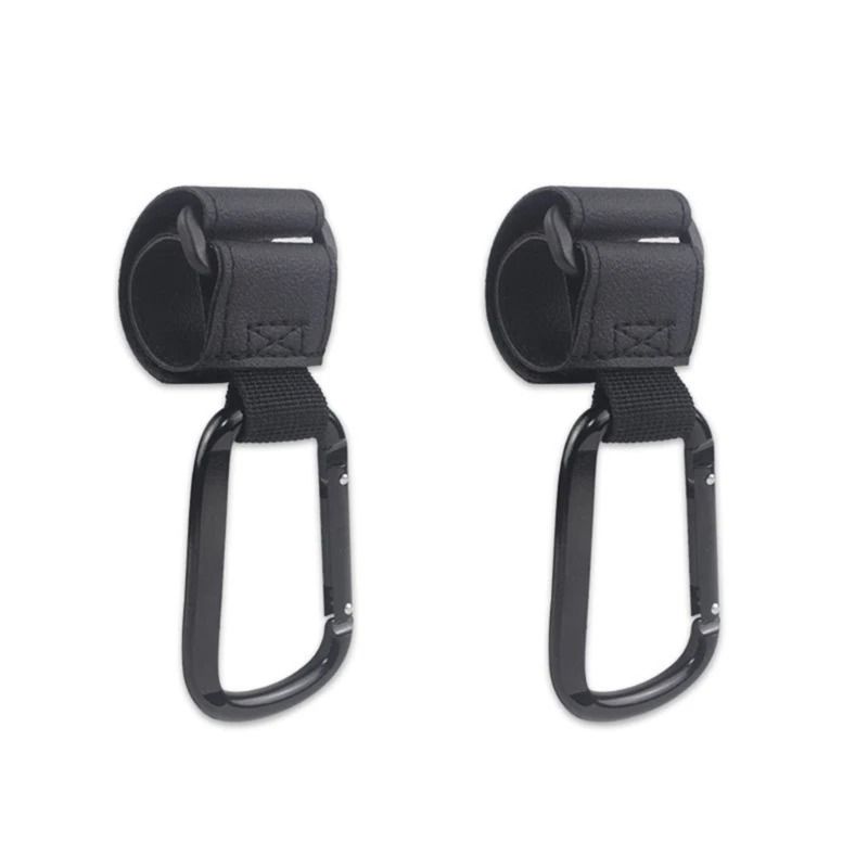Stroller Hook with PU Leather Strap