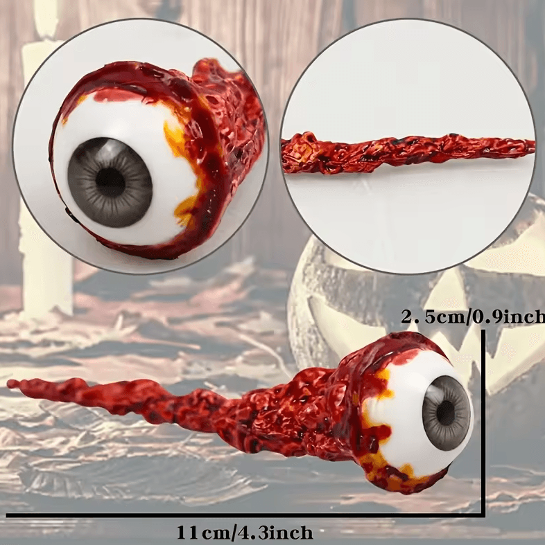 Latex Halloween Prank Props – Artificial Eyeballs for Horror Fun