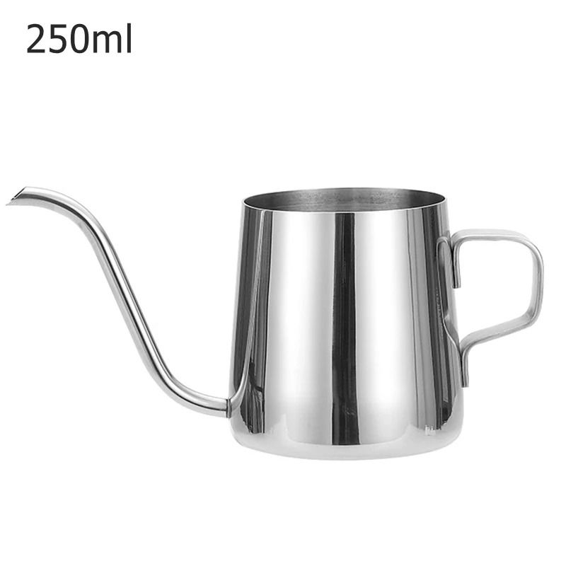 Stainless Steel Gooseneck Pour Over Coffee Pot with Narrow Spout