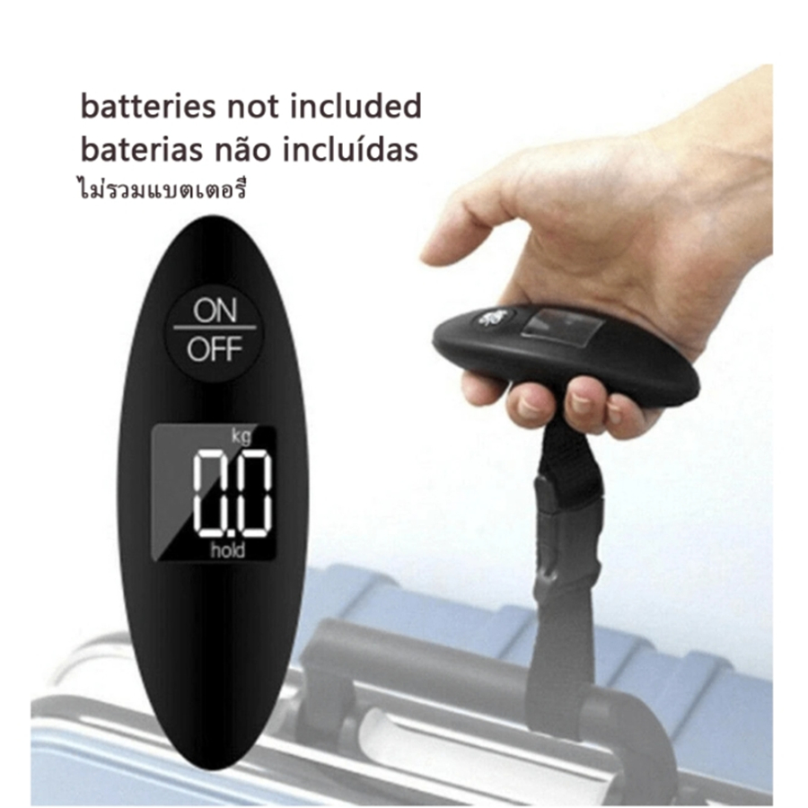 Portable Luggage Scale, Travel Digital Hanging Scales, High Precision LCD Scale, Electronic Luggage with Webbing Belt