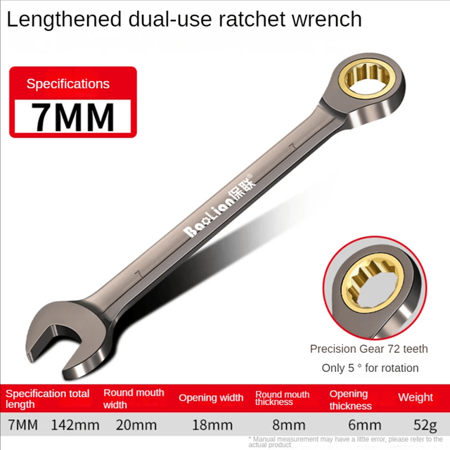 Universal Adjustable Torque Wrench 8–22mm Torx Ratchet Spanner for Car and Bike Repair