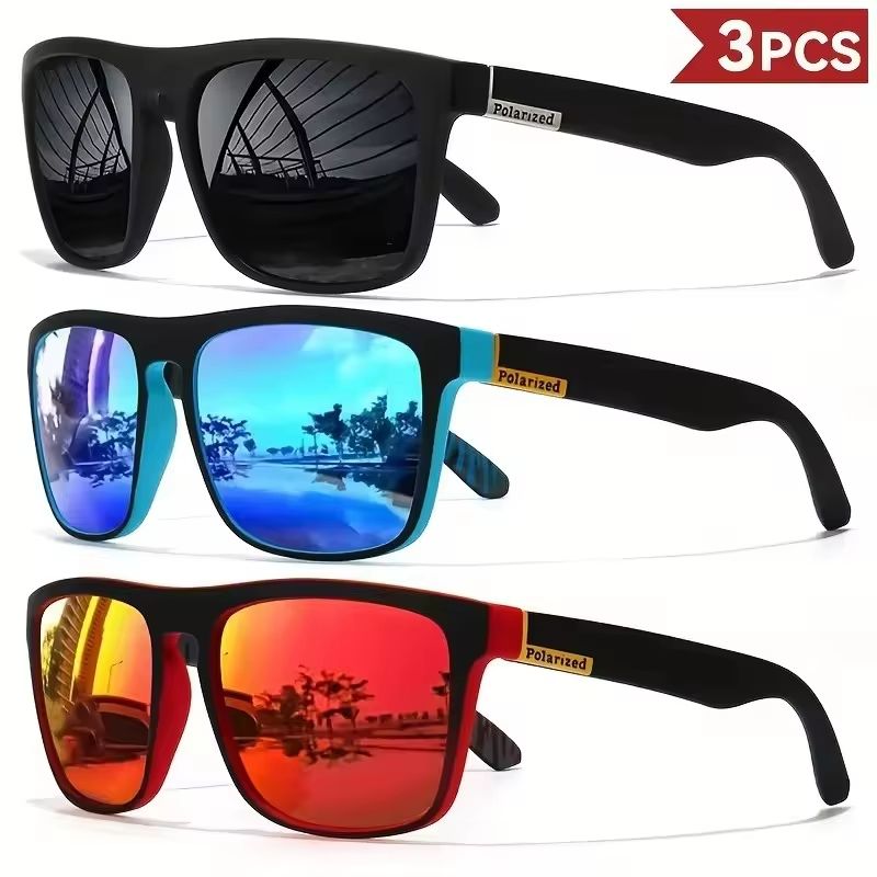 Cool Polarized Square Sunglasses for Men and Women – Outdoor Fashion Eyewear
