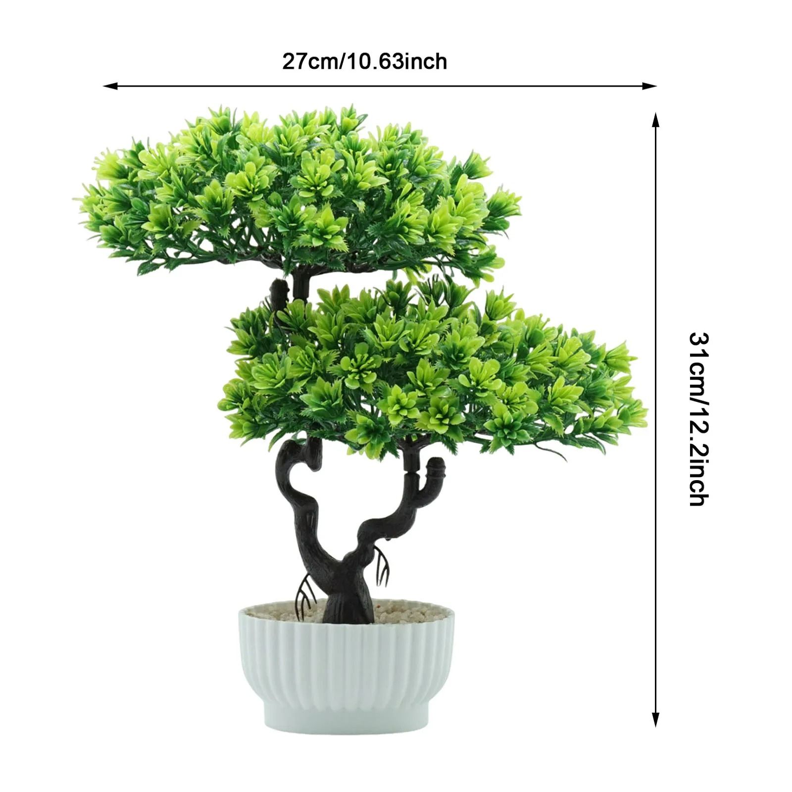 Traditional Japanese Pine Artificial Bonsai Tree