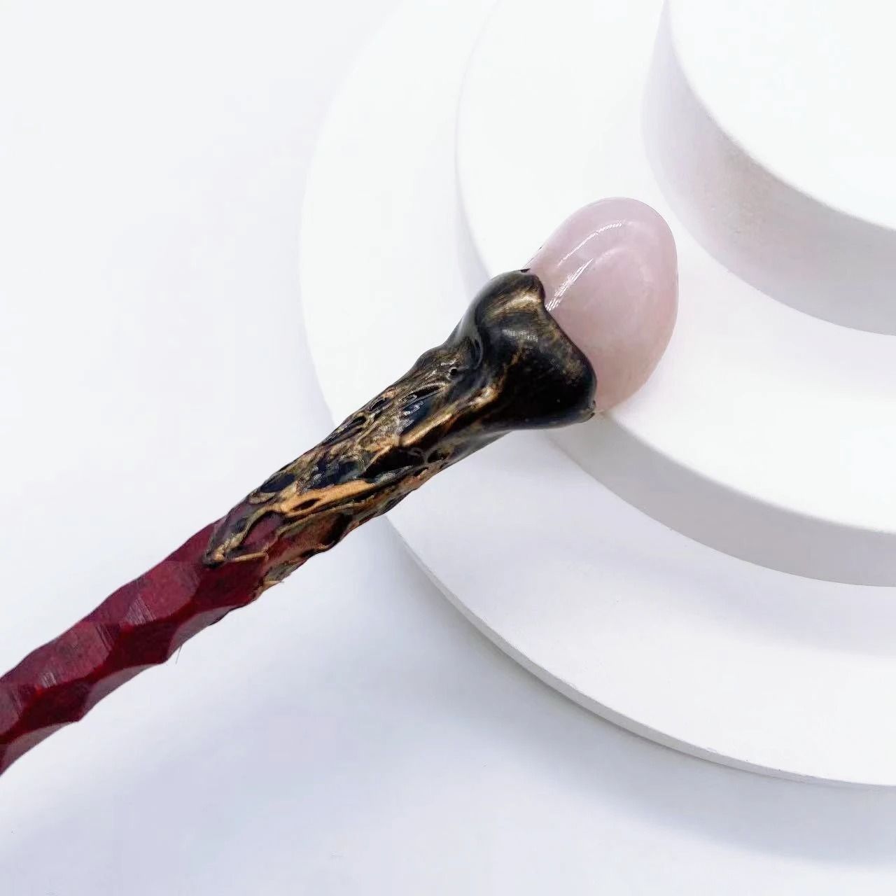 Architectural Healing Crystal Scepter Wand