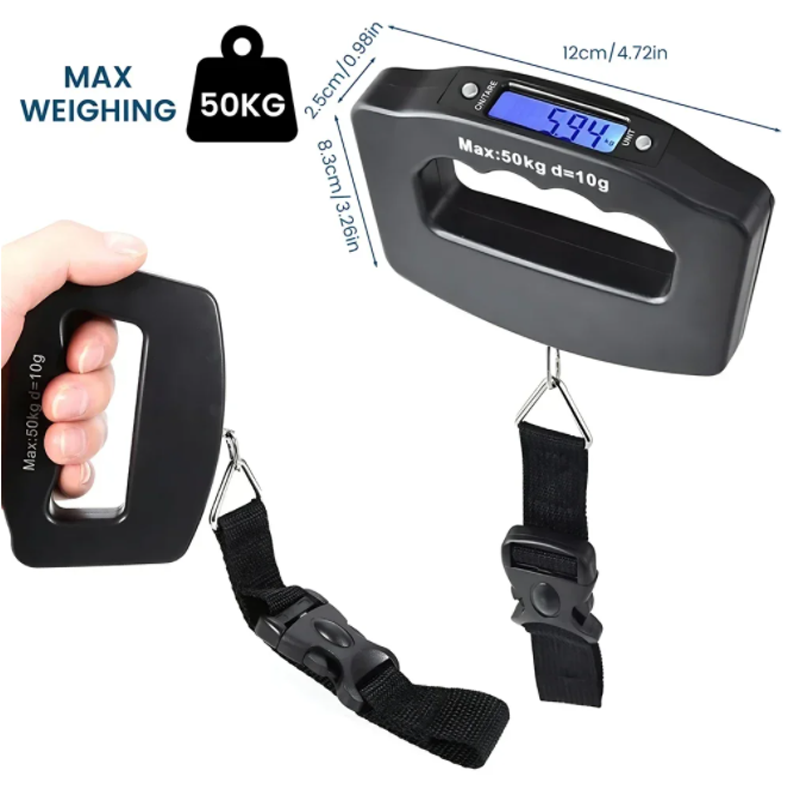 Travel Luggage Scale Compact Digital Hanging Scale