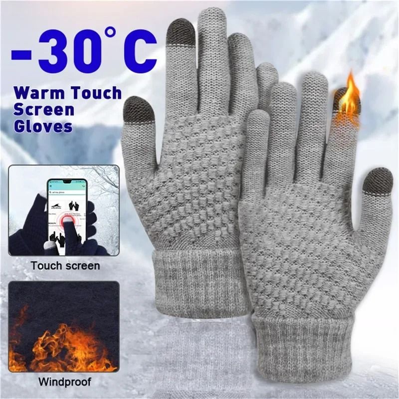 Warm Touch Screen Winter Gloves