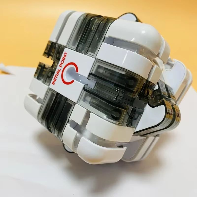 GlowMaze 3D Maze Cube Transparent Rolling Ball Puzzle