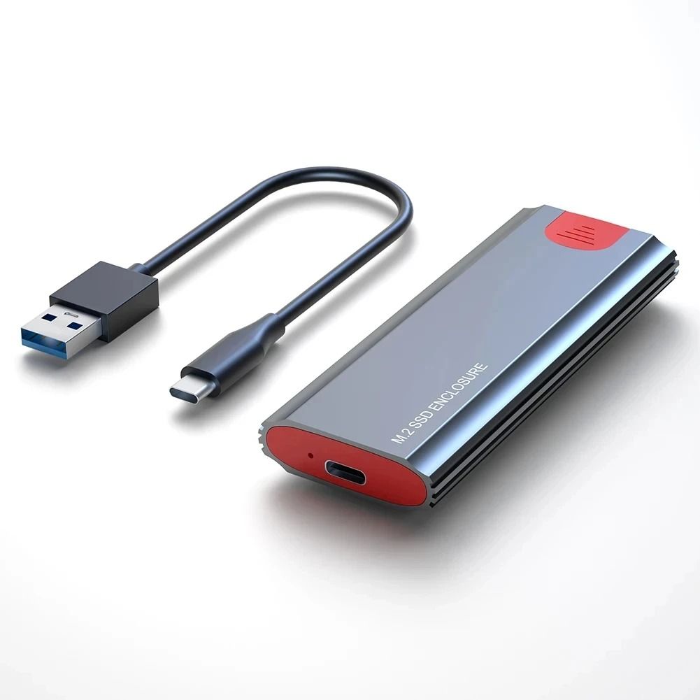 M2 SSD Case NVMe SATA Enclosure Adapter USB C External Drive Housing