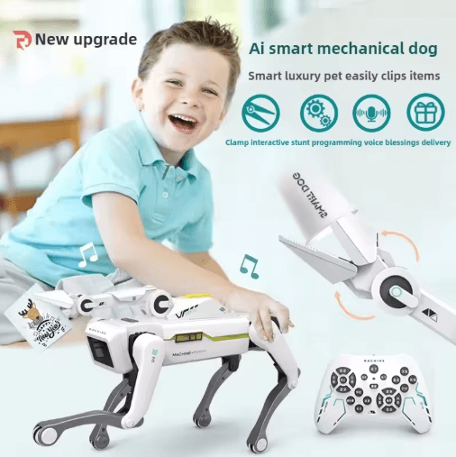 Teeggi Intelligent RC Robot Dog Toy – Multifunction Smart Bionic Mechanical Pet with Remote Control