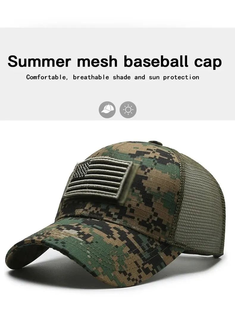 Breathable Mesh Baseball Cap for Men and Women