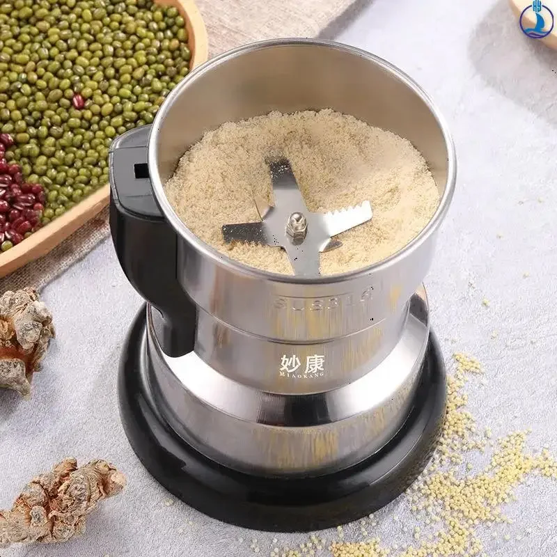 Electric Multifunctional Grinder Machine for Home, Kitchen, Coffee, Spices, Nuts, Beans, Cereal, and Grains