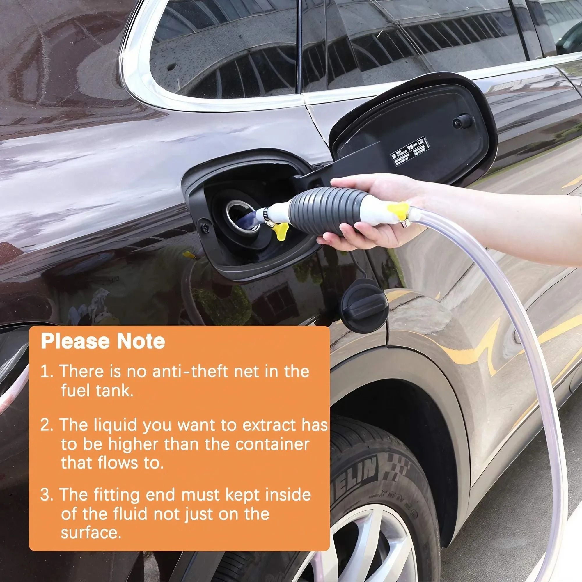 Car Fuel Gas Hand Primer Manual Pump