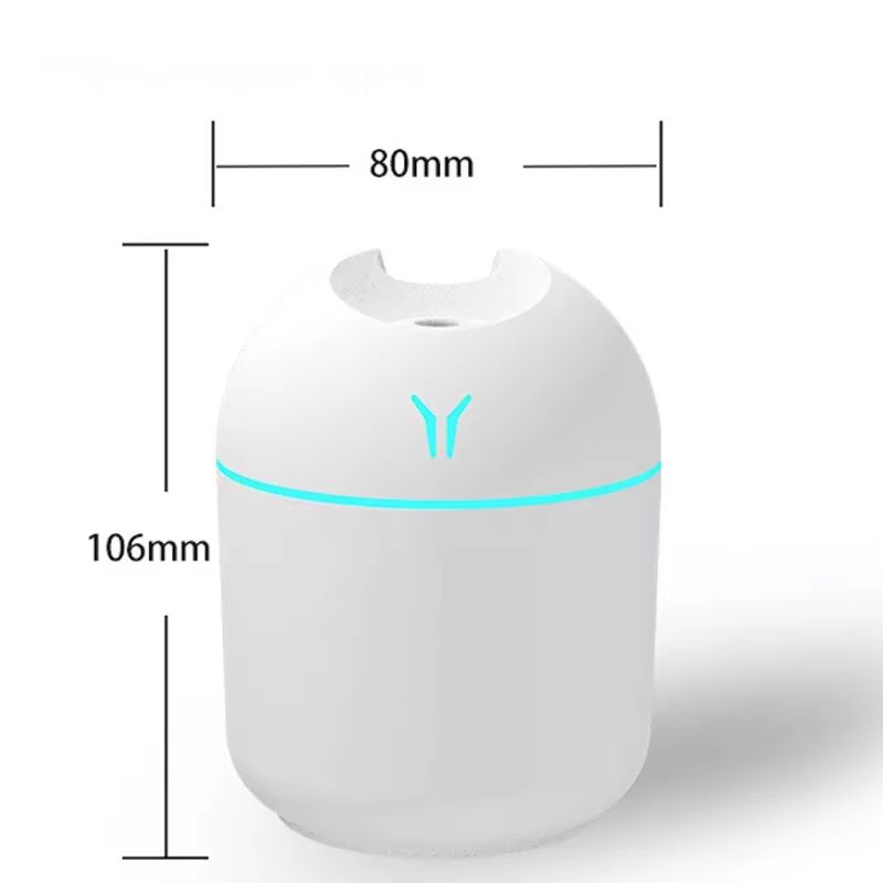 GlowMist Mini Aroma Diffuser Humidifier with LED Night Light