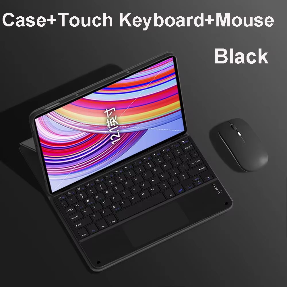 Xiaomi Redmi Pad Pro 12.1 Inch Case with Keyboard – Slim Protective Cover with Detachable Wireless Keyboard & Stand