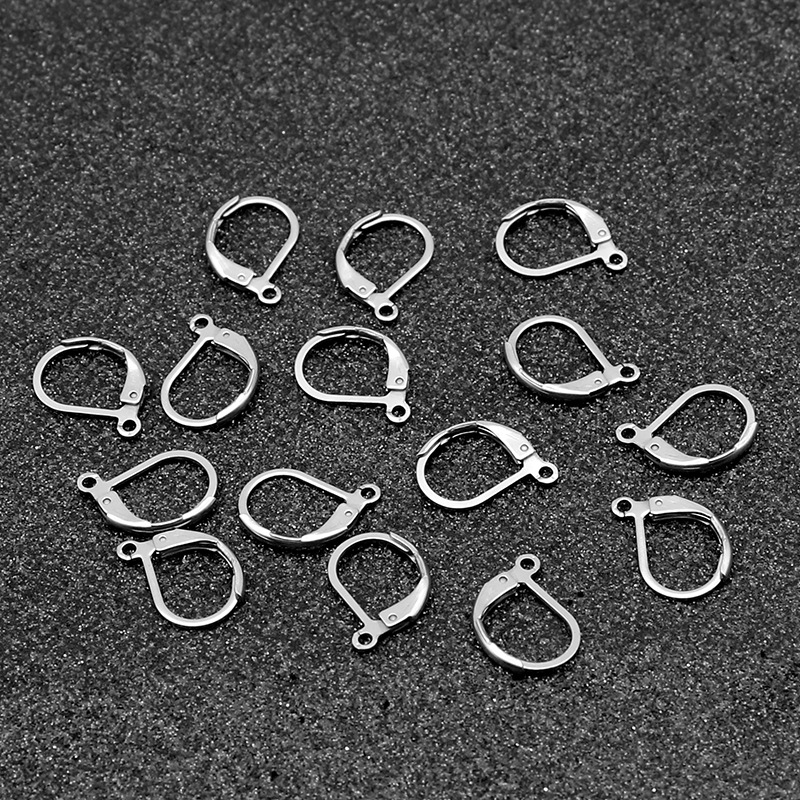 100PCS 925 Sterling Silver Earring Hooks: DIY Beading Findings & Leverback Components