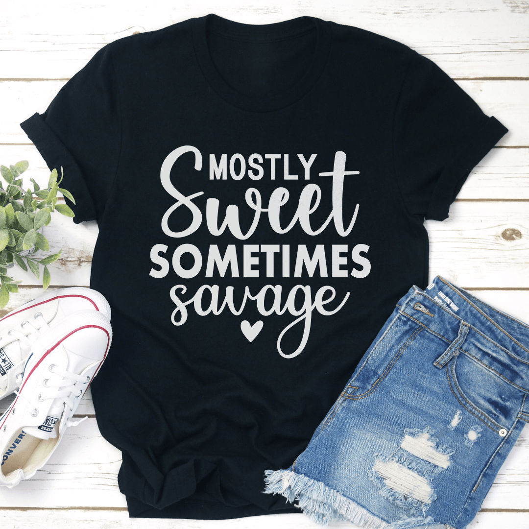 Mostly Sweet Sometimes Savage Tee