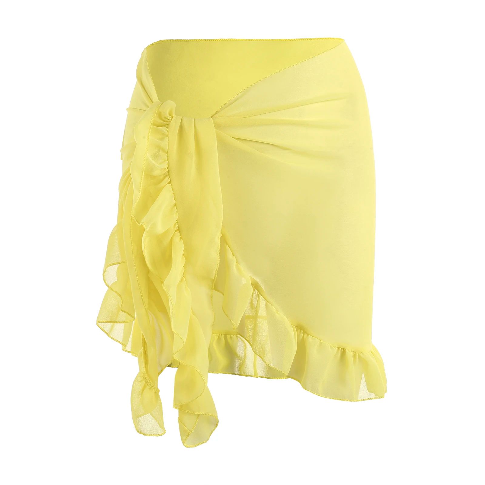 Chiffon Beach Sarong Wrap Skirt