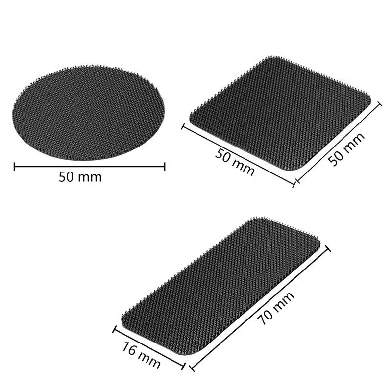 Extra Strong Adhesive Hook-and-Loop Fastener Tape – Double-Sided Carpet & Mounting Stickers (1–100PCS)