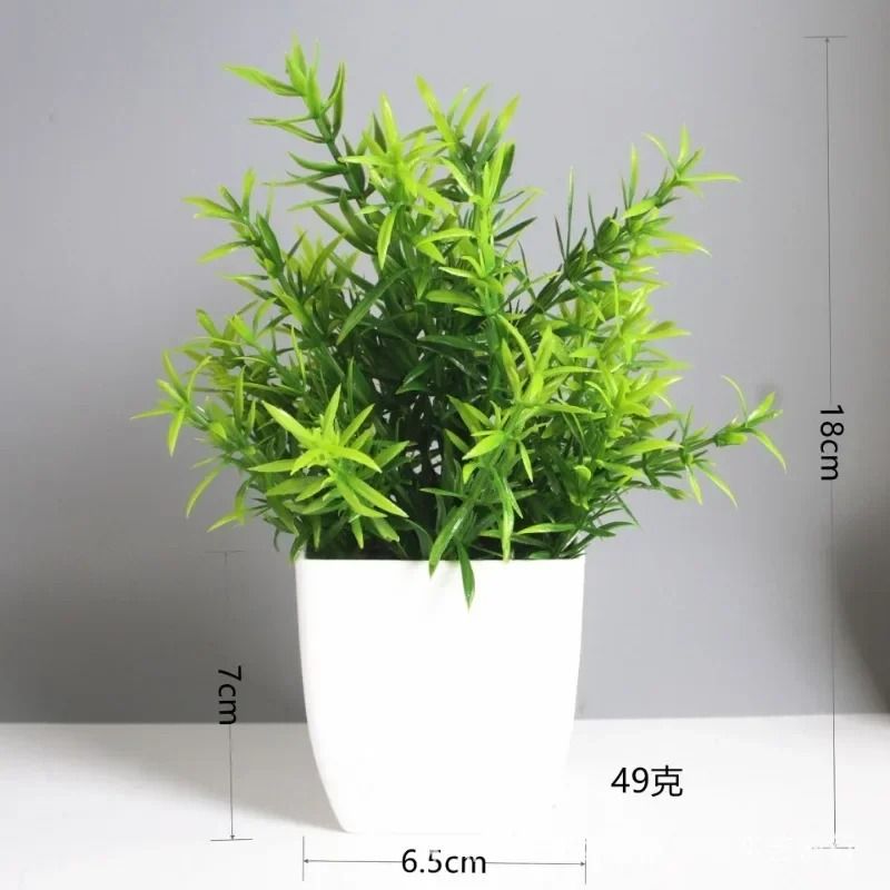Artificial Bonsai Eucalyptus Potted Plant for Indoor Outdoor Decor