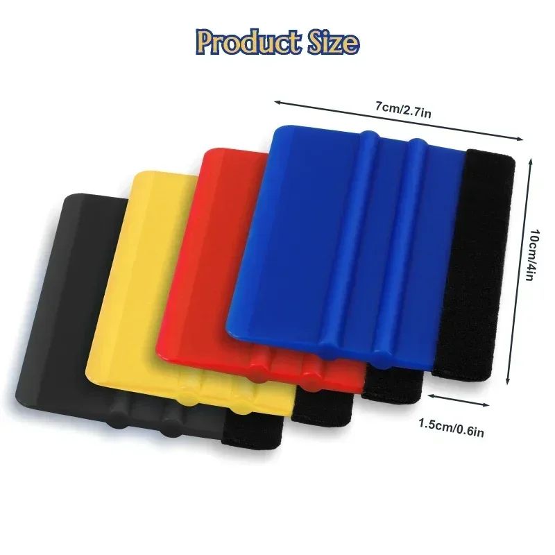 Car Vinyl Wrap Tool Kit Squeegee Scraper Cutter Set