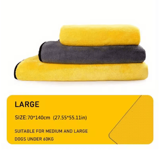 Super Absorbent Car Wash Towel Oversized Drying Cloth for Car Care and Pets