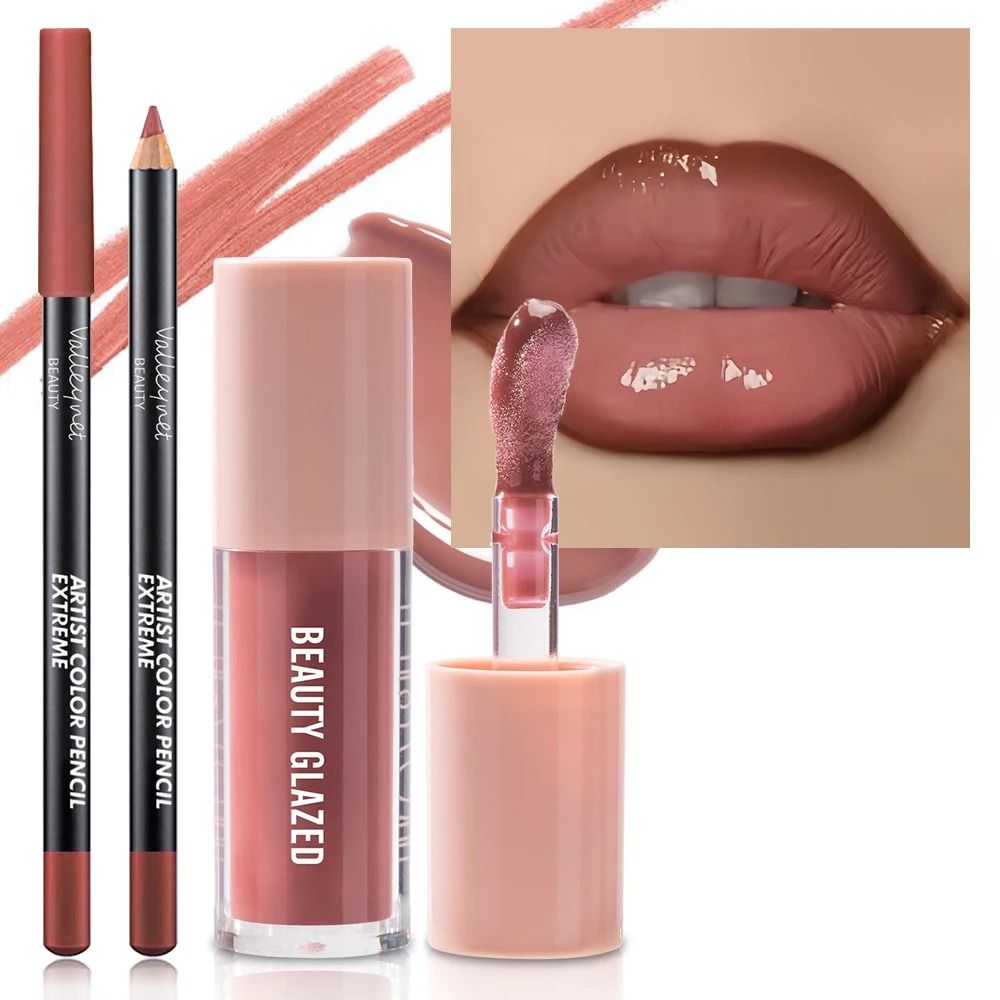 2 Piece Velvet Matte Lip Makeup Set