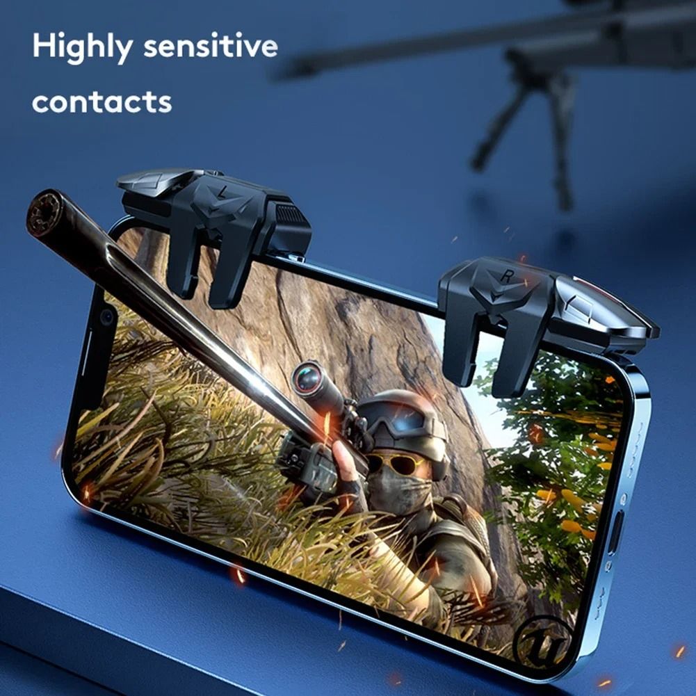 G21 Mobile Phone Game Trigger 6 Finger Aim Shooting Gamepad Joystick Controller