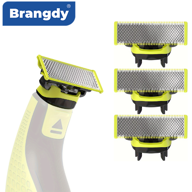 Brangdy Shaver Blades, Premium Replacement Blades Compatible with Philips One Blade Electric Shaver