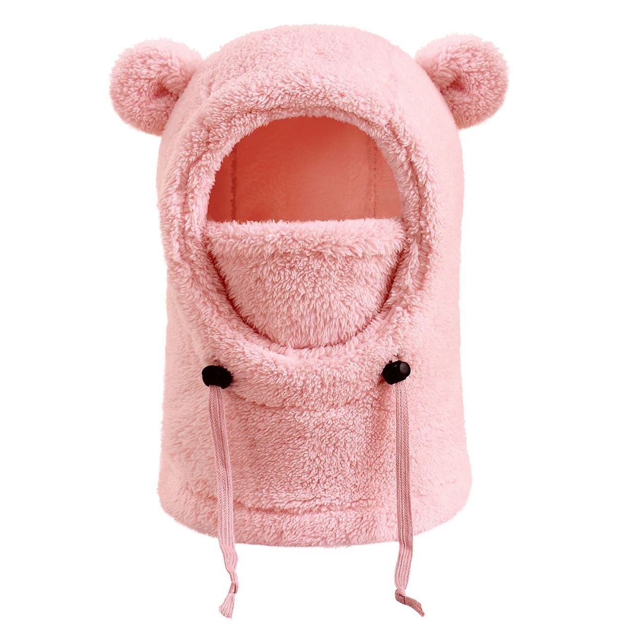 Integrated Bear Balaclava System – Premium Childrens Thermal Headgear & Plush Scarf