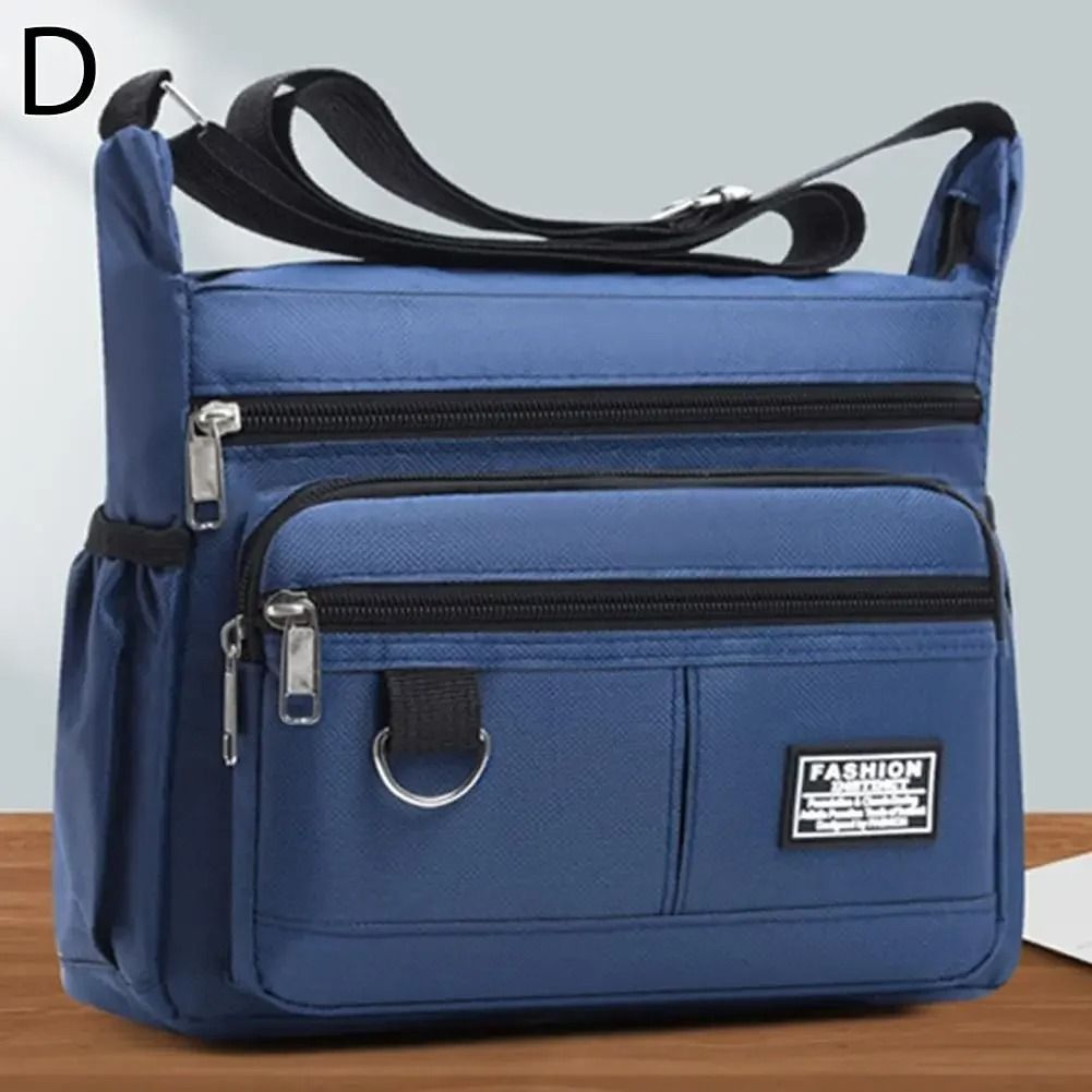 Professional Men's Large Capacity Multi-Layer Crossbody Bag