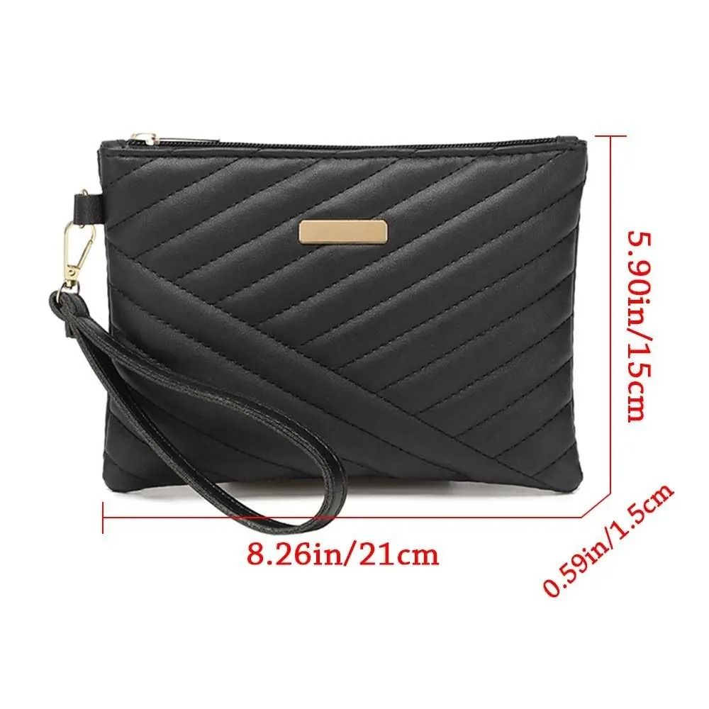 Stylish Women's Leather Envelope Wristlet