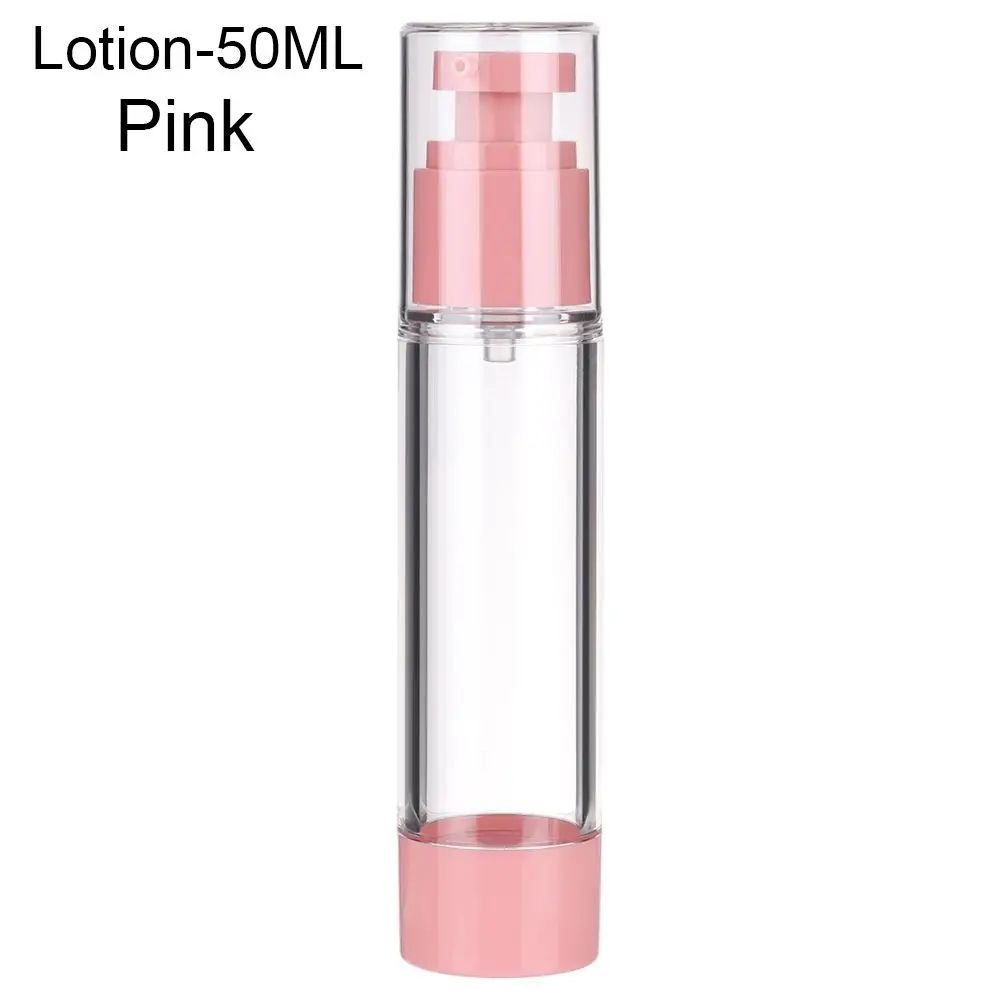 AirLock Travel Refillable Pump Bottle Set – Leakproof travel lotion bottles & vacuum cosmetic containers (15/30/50ml)