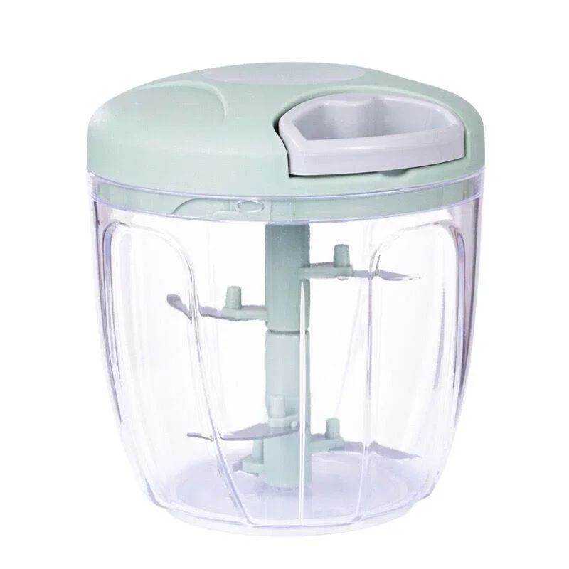 SmartSpin Manual Food Chopper & Garlic Crusher (500/900ML Capacity)