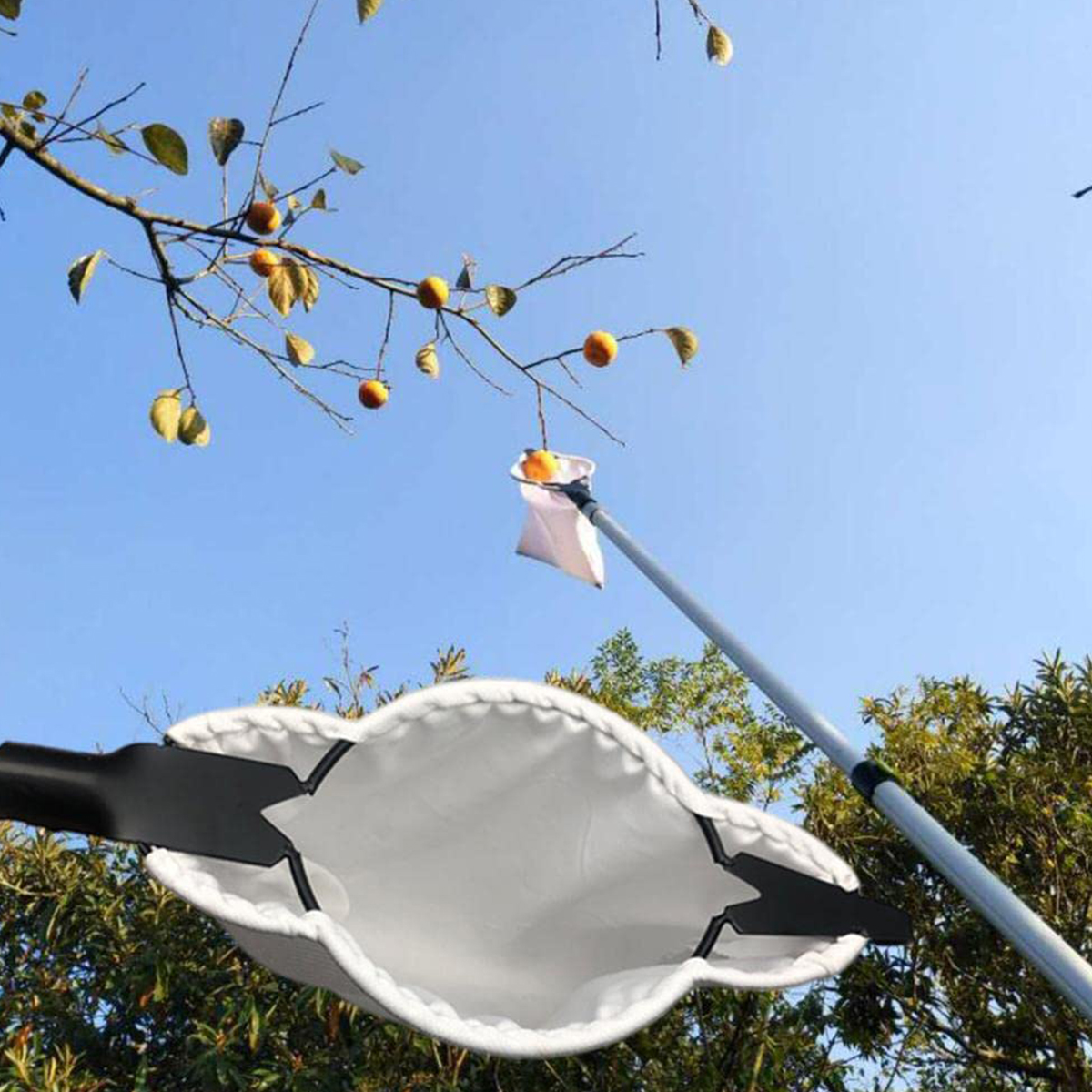 Fruit Gathering Tool, Tree Picking Tool, Garden Collection Pouch, Farm Supplies for Harvesting