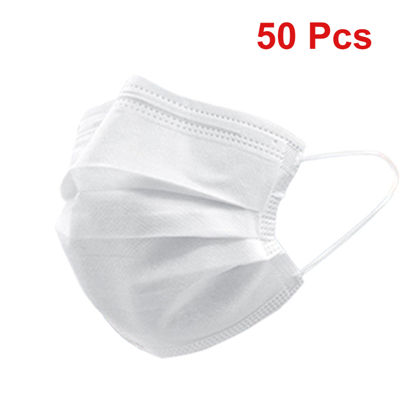Disposable Black Face Masks Anti-Dust Protective Mouth Mask, Melt-Blown Cloth, Earloops