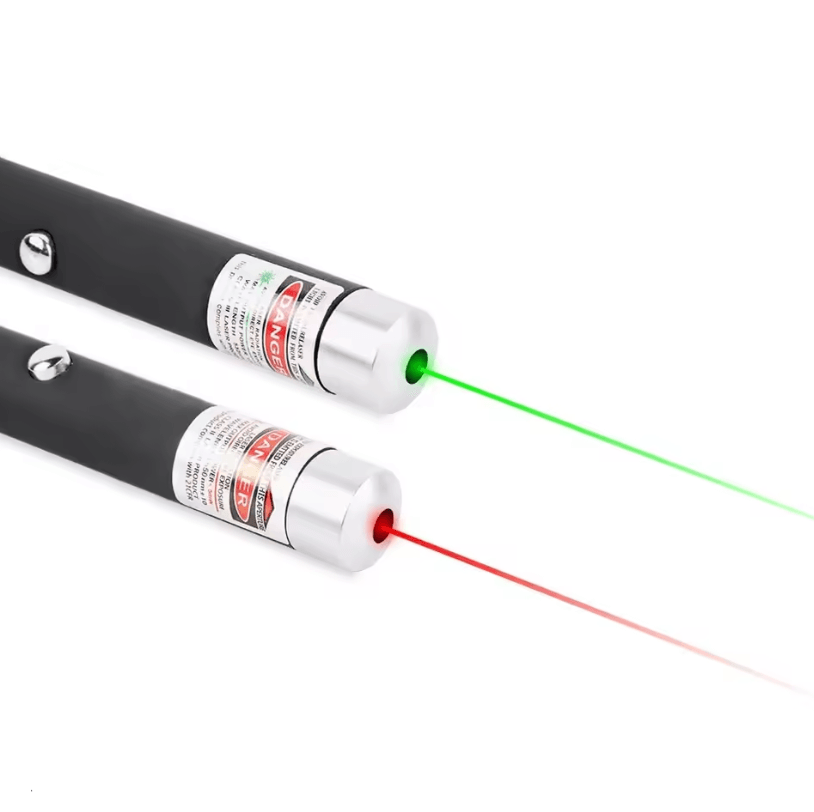 Portable laser pointer flashlight with Green Blue Red RGB Indication Light for Meetings and Classroom