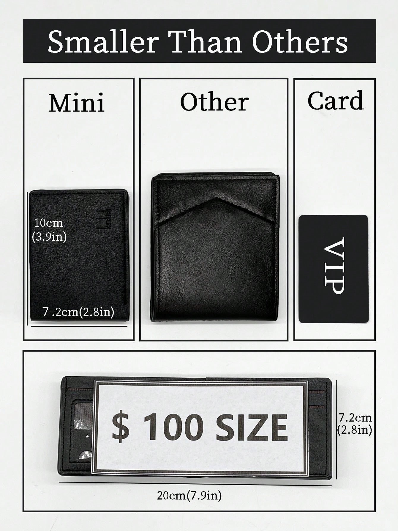 Luxury Vintage Casual Short Wallet Elegant Business Money Clip for Everyday Use