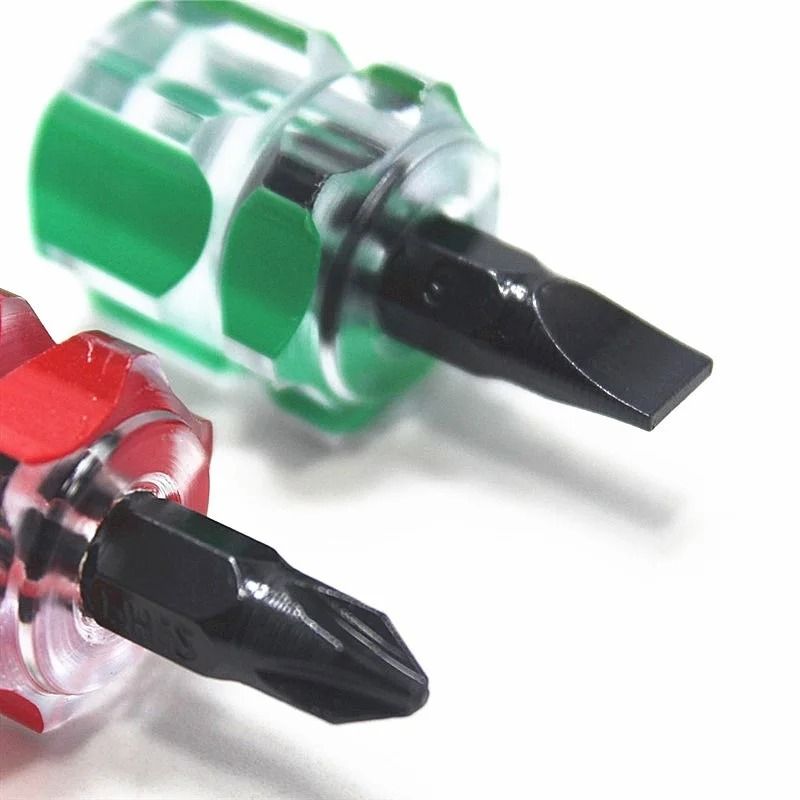 Compact Dual-Head Mini Screwdriver for Tight Spaces