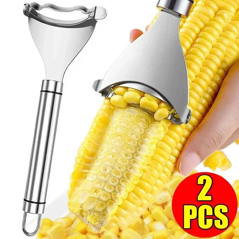 Stainless Steel Corn Stripper | Premium Manual Corncob Shaver & High-Performance Thresher System