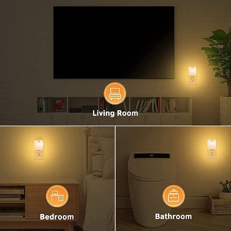 Dimmable Motion Sensor LED Night Lights, Wireless Cabinet Light for Baby Room, Bedside Corridor Night Lamp