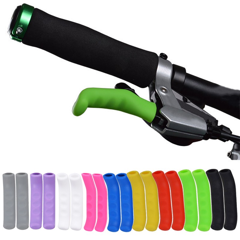 Silicone Bicycle Brake Lever Covers Anti Slip MTB Road Bike Handle Protector Sleeves